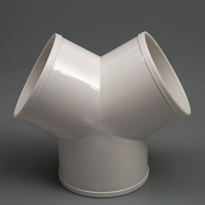 PVC Ventilation Duct Connector Splitter For Exhaust And Airflow Systems 2