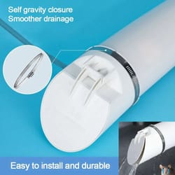 drainage pipe floor drain cover with anti odor and insect protection