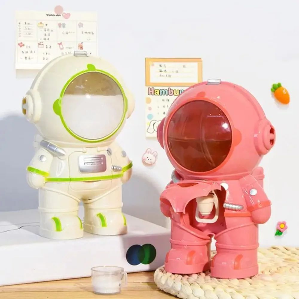 Astronaut Mini Water Dispenser Straw Bottle For Kids 0