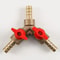 Brass Y Type Hose Barb Ball Valve Connector For Water Gas And Air Lines 3