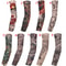 Flower Print UV Protection Arm Sleeves For Cycling Running And Outdoor Sports 5