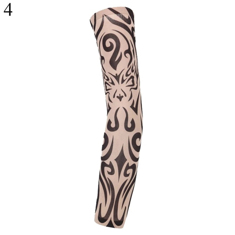 Flower Print UV Protection Arm Sleeves For Cycling Running And Outdoor Sports 9