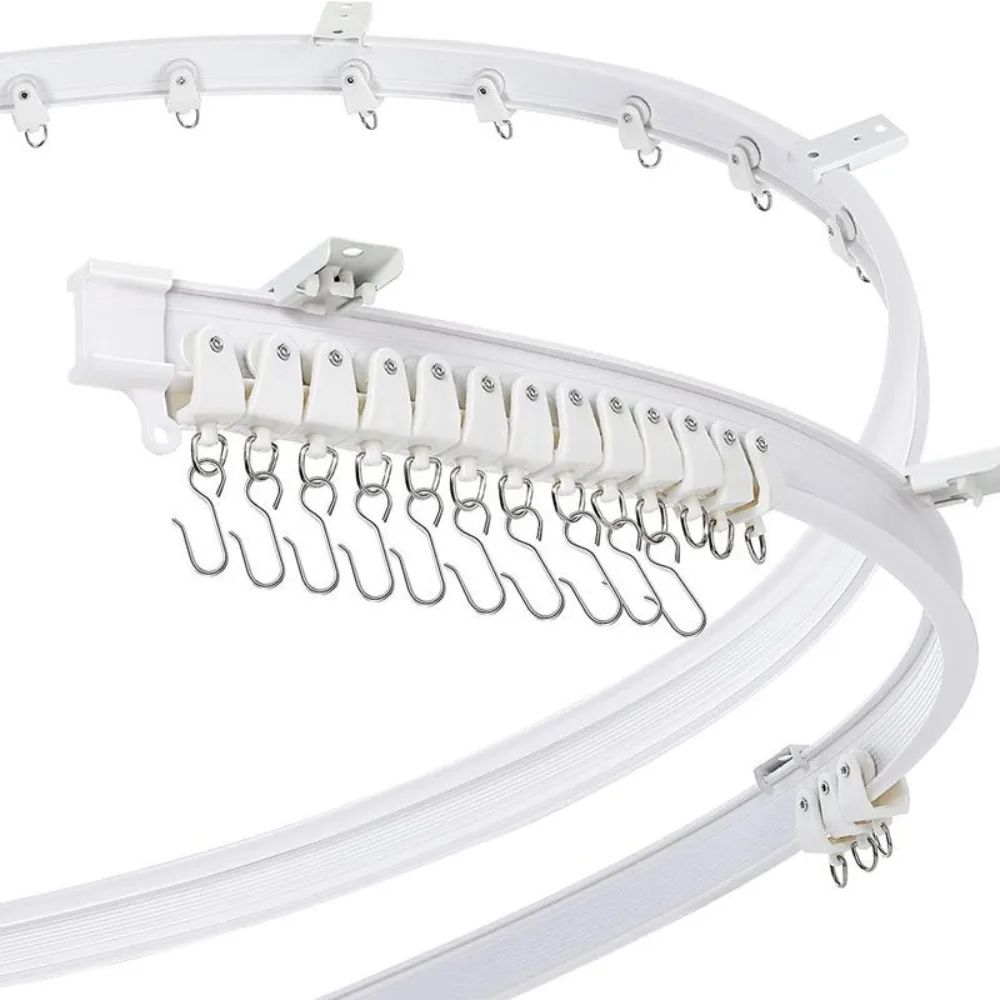 Flexible Silent Curtain Track Rail System 1