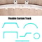 Flexible Silent Curtain Track Rail System 4
