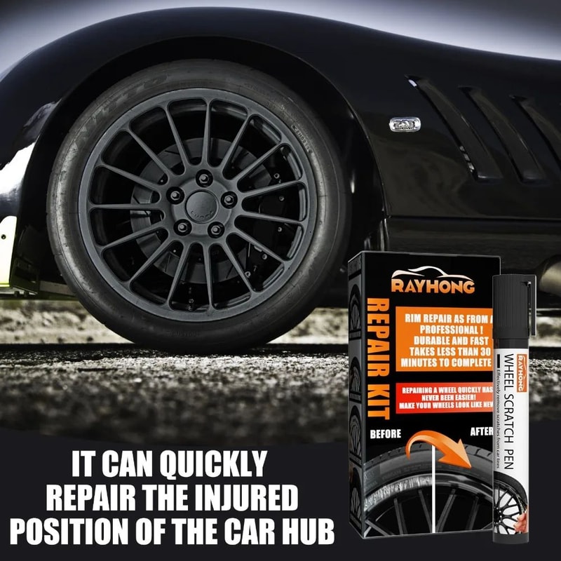 Universal Car Rim Scratch Repair Paint Kit 1