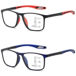 tr90 progressive anti blue light reading glasses