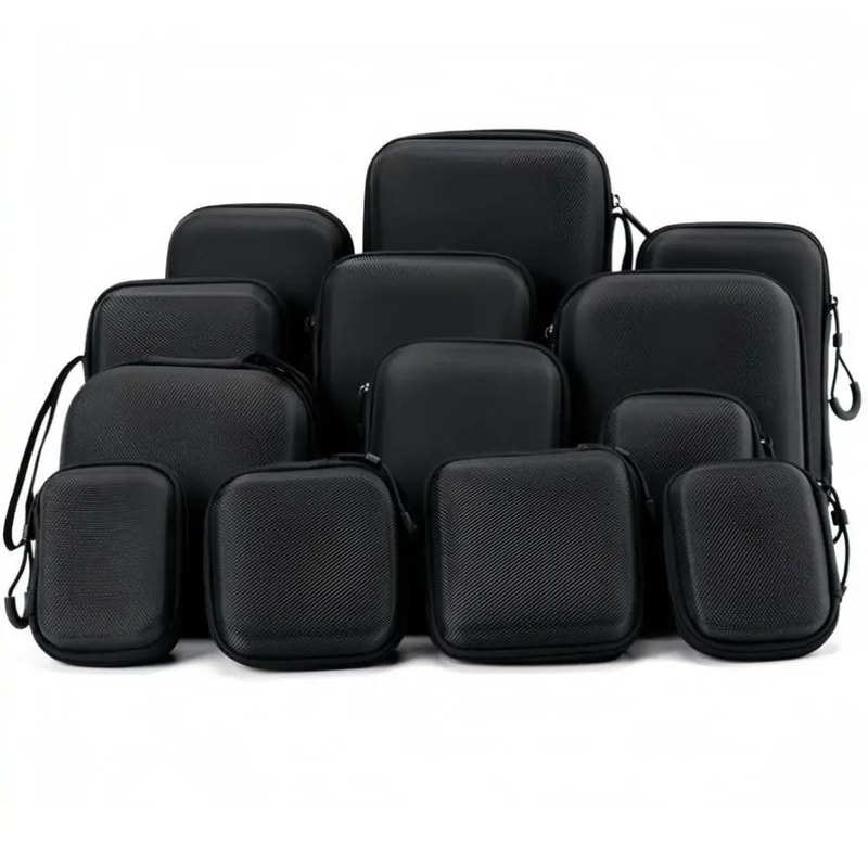 Portable EVA Hard Shell Earphone Storage Case 2
