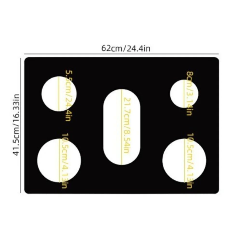 CleanGuard Reusable Gas Stove Protector Pads 6