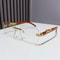 EdgeLux Rimless Retro Sunglasses 6