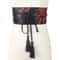 Japanese Floral Satin Waist Belt For Women 10