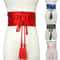 Japanese Floral Satin Waist Belt For Women 2