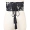 Japanese Floral Satin Waist Belt For Women 6