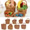 Handwoven Rattan Style Hanging Storage Basket 3