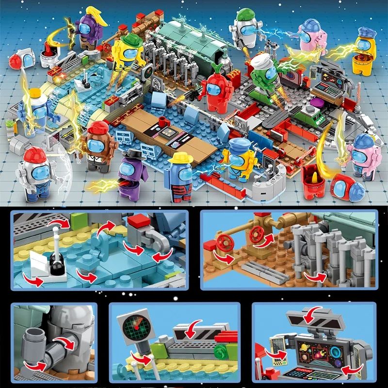 Space Werewolf Building Blocks Character Set 0
