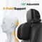 Memory Foam Car Headrest Pillow With Adjustable Neck Support 2