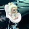Mini Plush Doll Car Seat Decoration For Labubu And Collectible Dolls 1