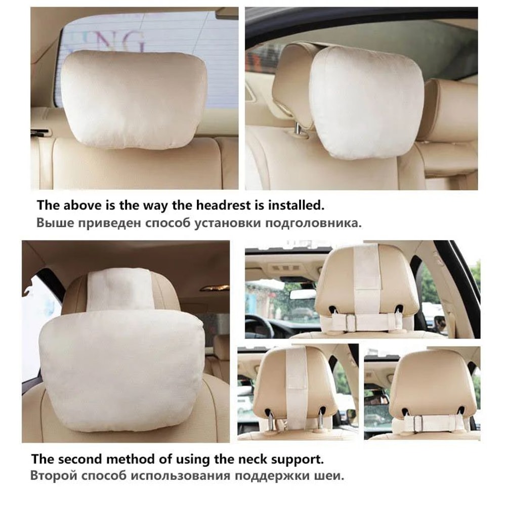 Luxury Car Headrest Neck Support Pillow 3