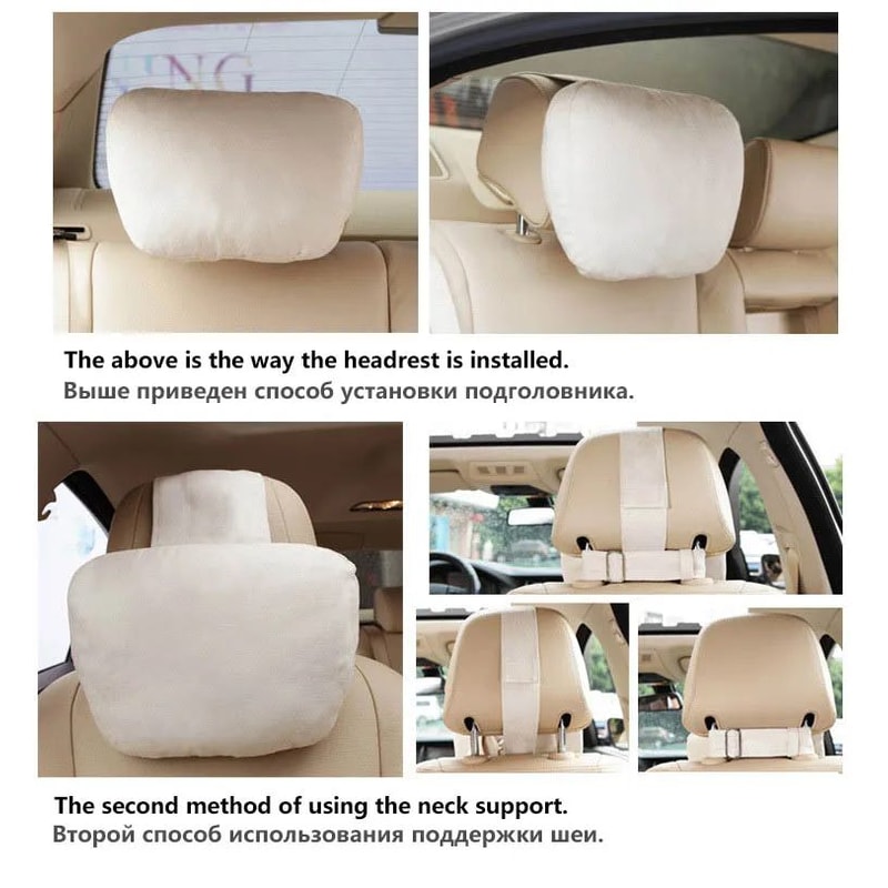 Luxury Car Headrest Neck Support Pillow 3