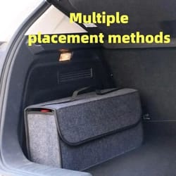 large felt car trunk storage organizer box