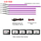 RGB Symphony Car Ambient Light Interior LED Strip Kit 9