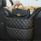 Leather Car Seat Storage Net Organizer Bag 3