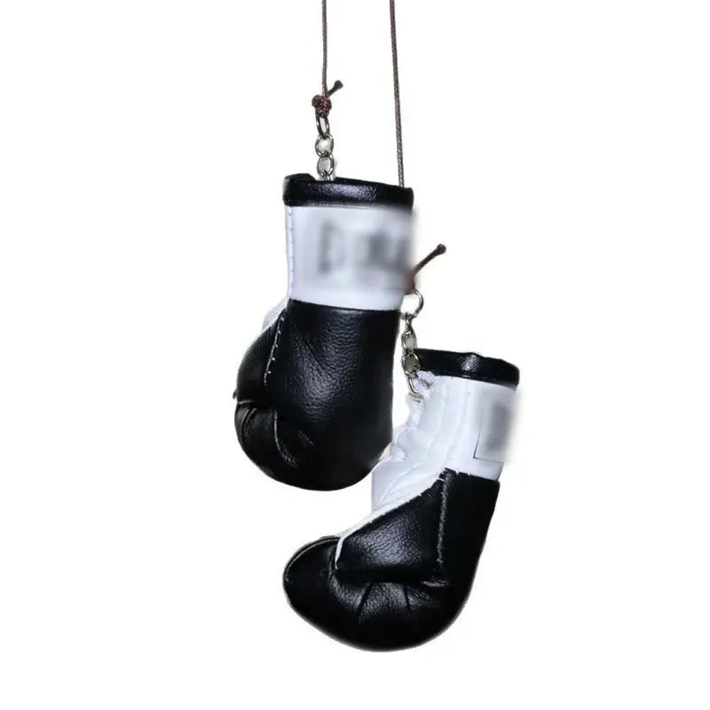 Christmas Boxing Glove Car Mirror Hanging Ornament 3