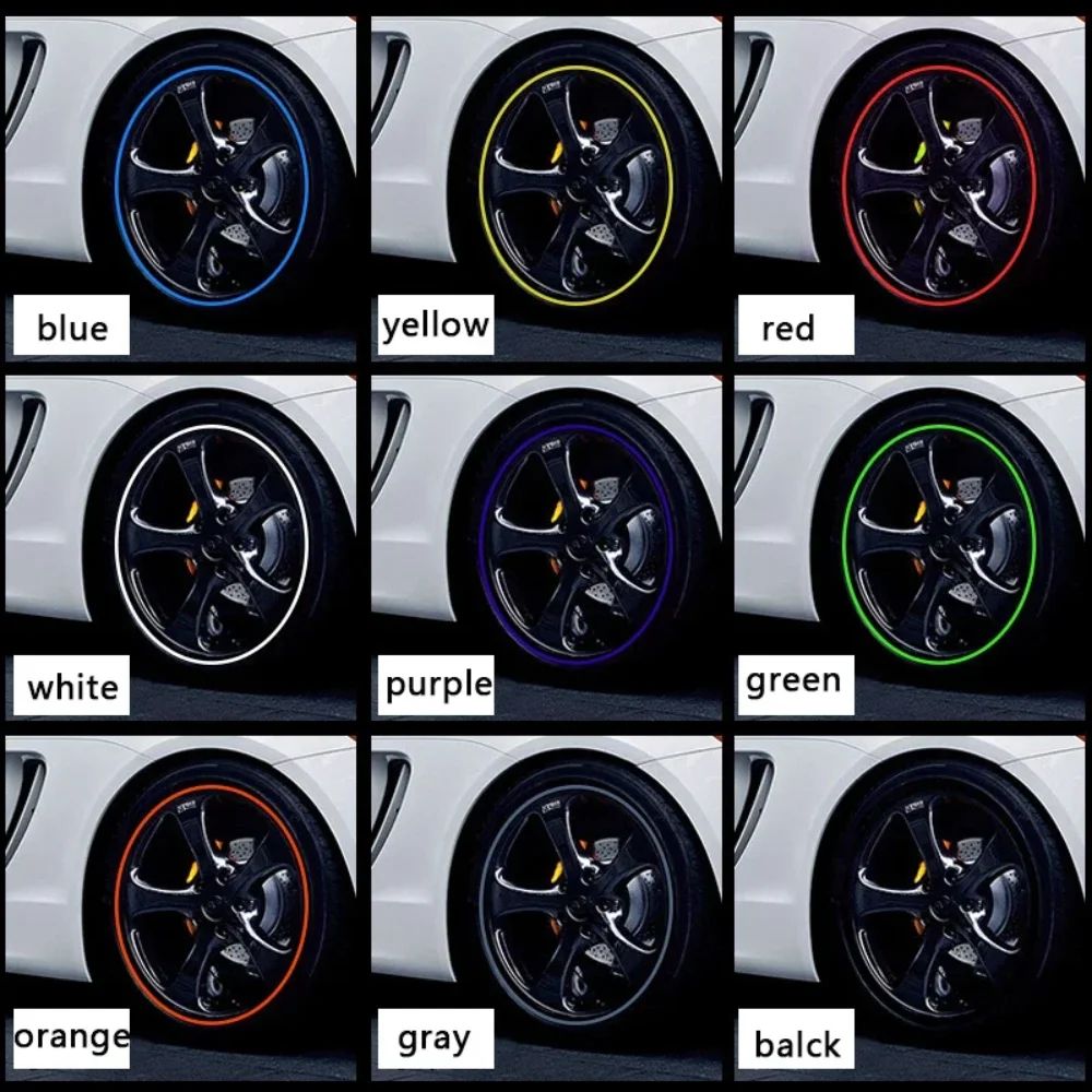 Universal Car Rim Protector Strip Wheel Edge Guard 5
