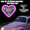 Solar Heart LED Car Window Decoration Light 0