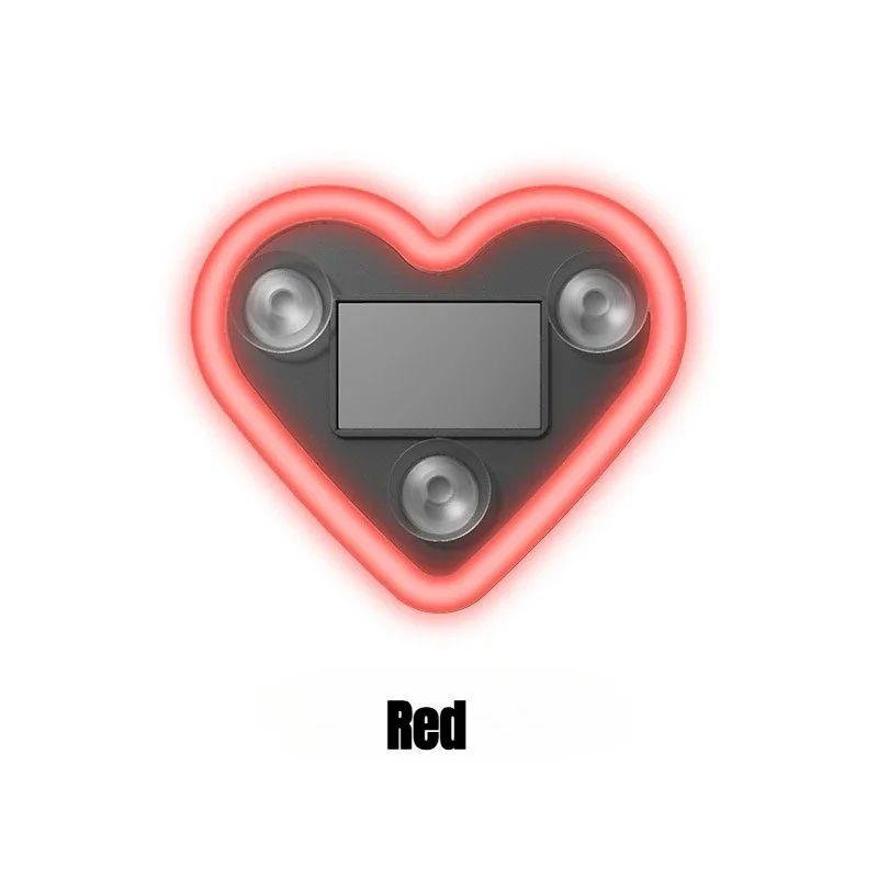 Solar Heart LED Car Window Decoration Light 9