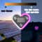 Solar Heart LED Car Window Decoration Light 2