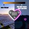 Solar Heart LED Car Window Decoration Light 2