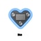 Solar Heart LED Car Window Decoration Light 6