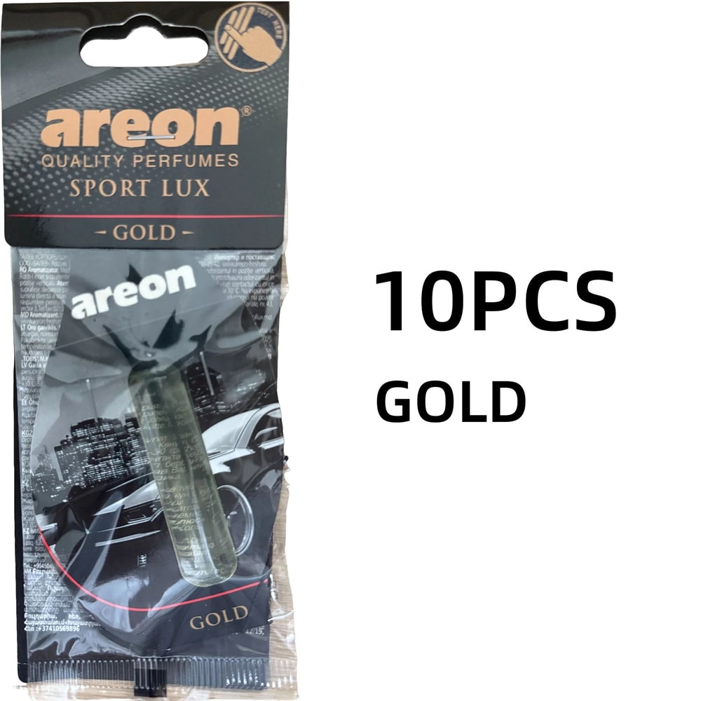 Aeron Gold Tea Scent Car Hanging Air Freshener 7