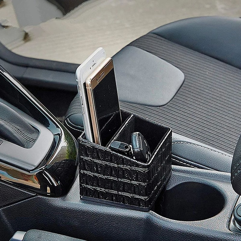 Car Center Console Storage Organizer With Phone Holder 3
