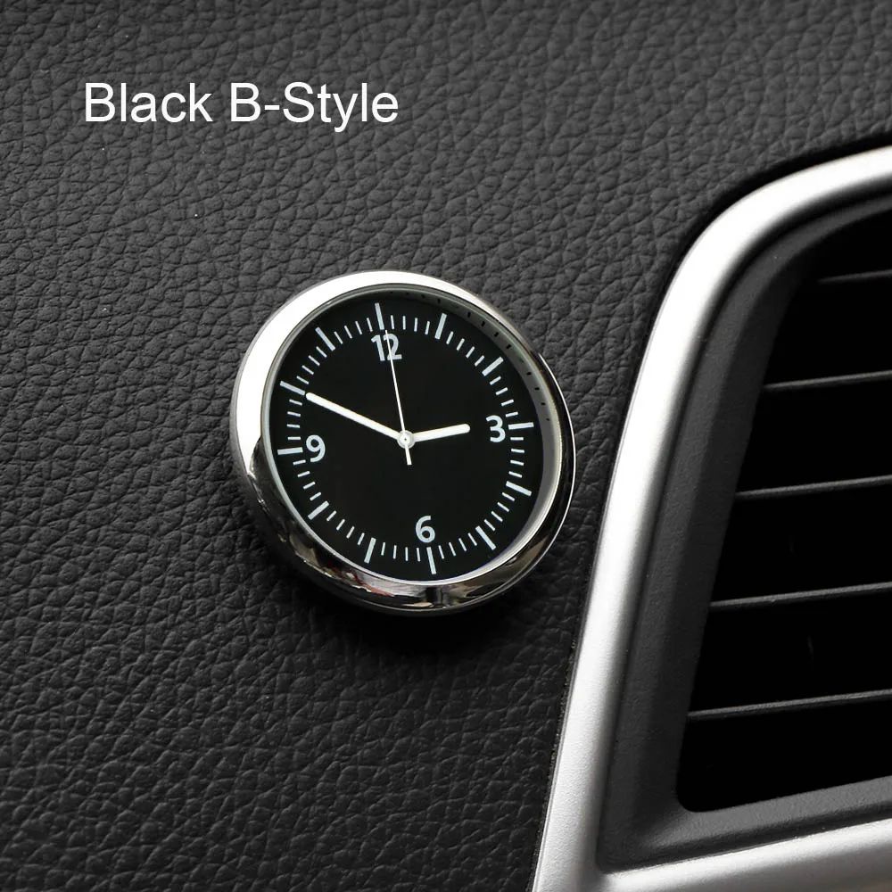 Mini Electronic Car Clock Dashboard Ornament 7