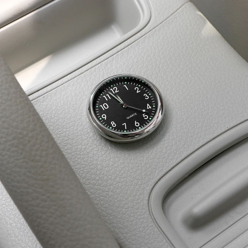 Mini Electronic Car Clock Dashboard Ornament 3