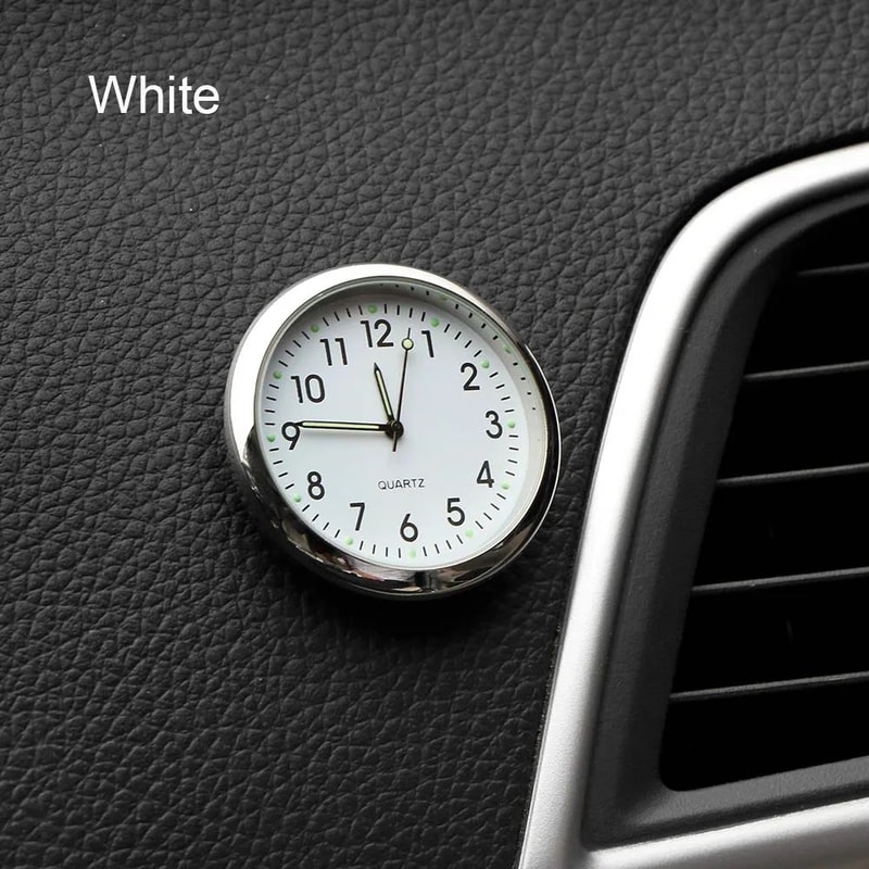 Mini Electronic Car Clock Dashboard Ornament 9