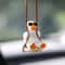 Cool Swing Duck Rearview Mirror Car Ornament 0