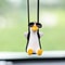 Cool Swing Duck Rearview Mirror Car Ornament 1