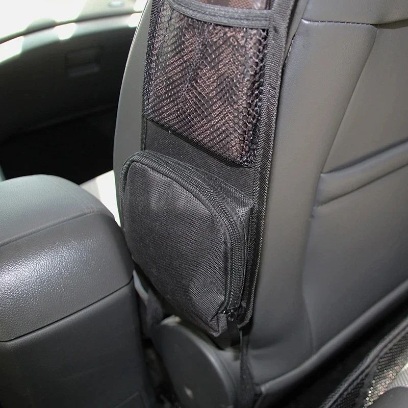 Car Seat Organizer Multi Pocket Storage Bag With Drink Holder 1