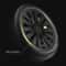 Tesla Model Y Turbine Style Matte Black Hubcap Covers 3