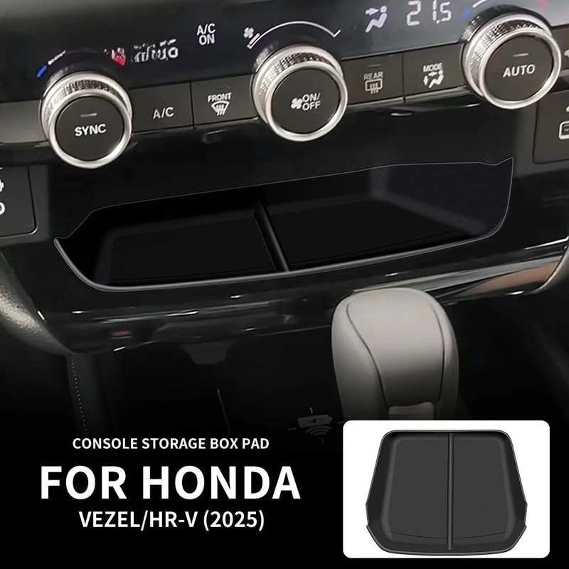 Honda HRV Hidden Center Console Storage Organizer 0