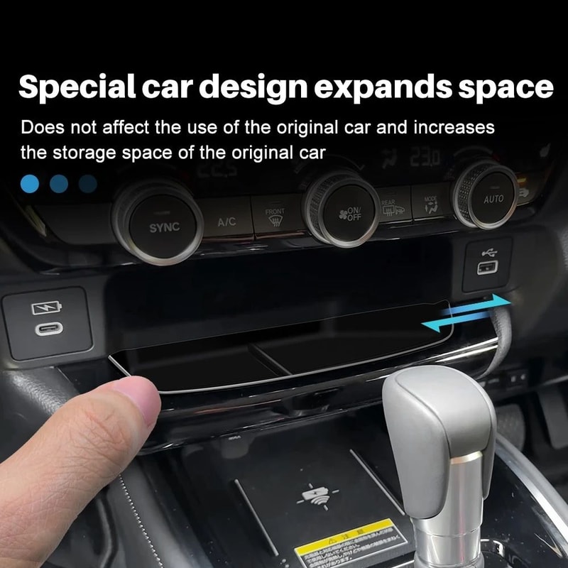 Honda HRV Hidden Center Console Storage Organizer 4