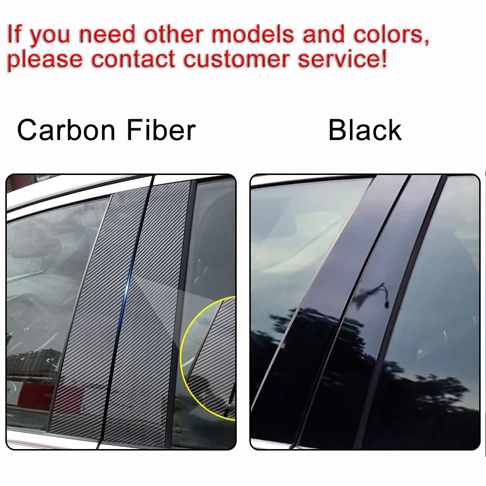 Peugeot And Citroen Window Pillar Trim Stickers 4