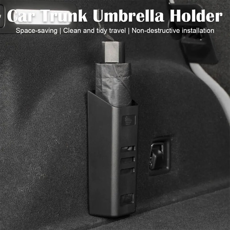 DriveDry Car Umbrella Holder Trunk Organizer 2