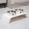 Elevated Double Stainless Steel Pet Feeding Station 7