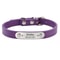 Personalized Leather Dog Collar With Engraved Name ID 17