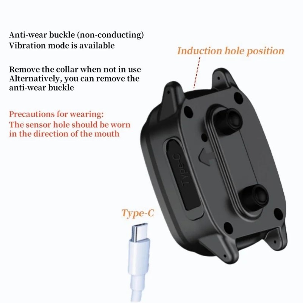 Rechargeable Automatic Anti Bark Dog Training Collar 2