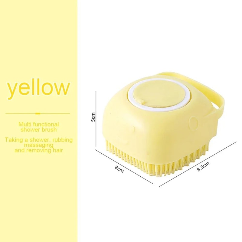 Soft Silicone Pet Bath Massage Brush For Dogs And Cats 7