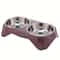 Stainless Steel Double Pet Food And Water Bowl With Non Slip Base 8
